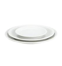 Bourges tallrik flat vit, Ø 16,5 cm
