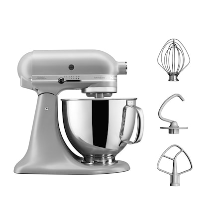 KitchenAid Artisan Køkkenmaskine Mat Grå 4,8L