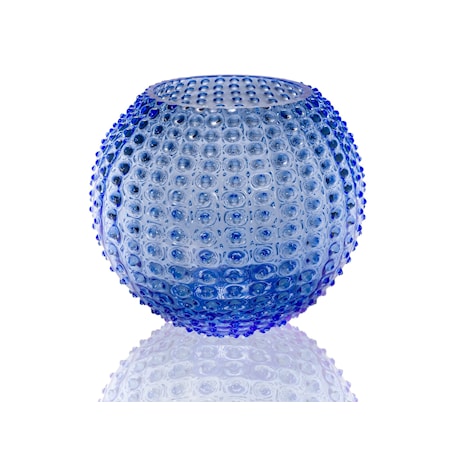 Hobnail Globe Vas 24 cm Light blue