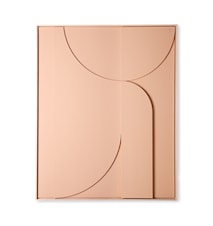 Framed Relief Art Panel Peach B Extra Large