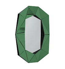 Diamond Large Spegel Emerald/Svart/Silver