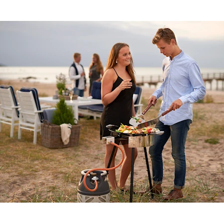 Grillplatte mit Beinen 58 cm Komplettset