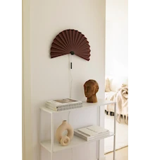 Zen Vegglampe 50 cm Maroon