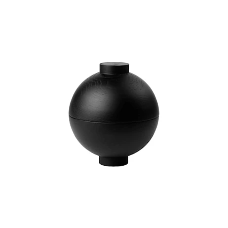 Wooden Sphere Kulho XL Ø 16 x 18 cm Puu Musta