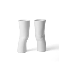 Elle Vas 2-pack 11x30,2 cm Porslin Vit