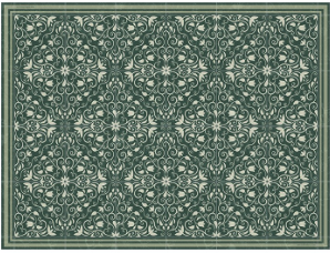 Telki Milano Campiglio Bordstablett 45 x 34 cm Grön