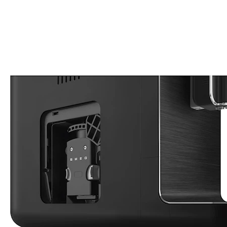 50´s Style helautomatisk espressomaskin m. melkeskummer 1,4 L matt svart
