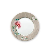 Plate Blushing Birds Khaki 21 cm
