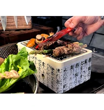 Hibachi Rektangulär japansk bordsgrill