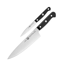 Gourmet knivsett 2-pakning skrellekniv + kokkekniv