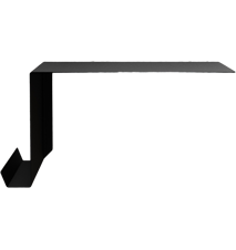 Hylle Shelve02 Venstre Svart