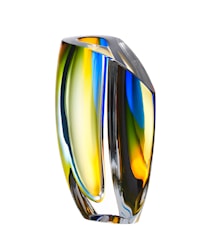 Mirage Blå/Rav Vase 21 cm