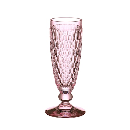 Boston Coloured Champagne Flute Rose