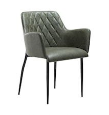 Rombo stol med armlene – Vintage grønn