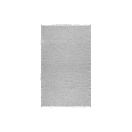 FanniK Ruutu Håndklæde 100×160 cm Lysegrå
