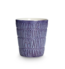 Stripes Mugg 30 cl 10x8 cm Keramik Viol