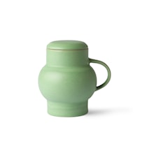 Bubble Ceramic Tea Cup L Mint Green