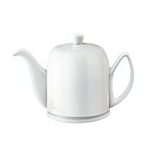 Salam Monochrome Teekanne 6 Tassen Weiß