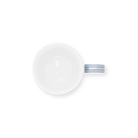 Flower Festival Scallop Mugg 45cl Deco/Light Blue