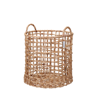 Plaited Baskets Set of 2 Brown