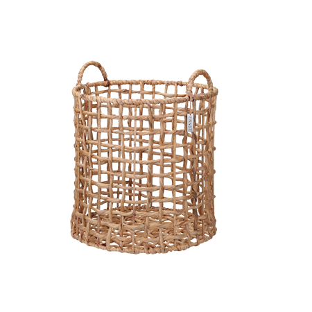 Plaited Baskets Set of 2 Brown