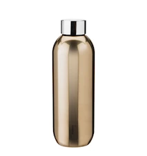 Keep Cool vacuum insulated bottle, 0,6 l. – dark gold/steel