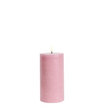 Pillar LED-Ljus 7,8 x 15 cm Rosa