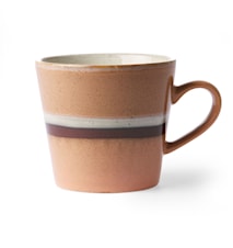 Ceramic 70's Cappuccino Taza Stream