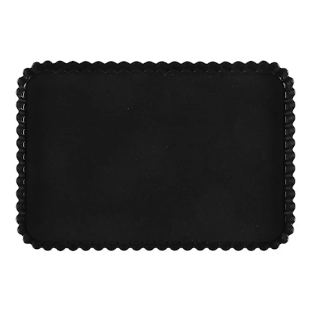 Piirakkavuoka irrotettavalla pohjalla 1,5 l 31 x 21 cm Musta