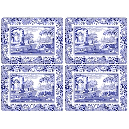 Blue Italian Bordsunderlägg 4-pack