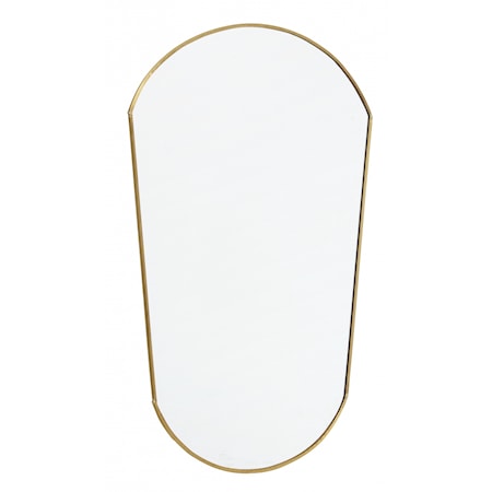Spejl Oval 51x34 cm - Guld