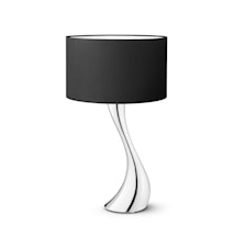 Lampada da tavolo Cobra 56 cm nera/alluminio