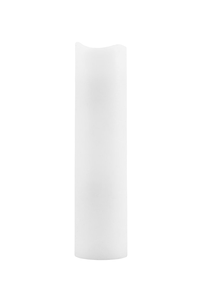 Vela LED Ø 5x15 cm  blanco