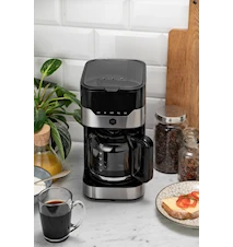 Timer Aroma Kaffebryggare Svart/Rostfritt