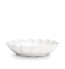 Østersskål Stor Hvit 31 cm