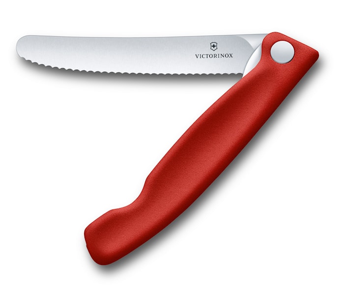 Swiss Classic Foldable Paring Knife, wavy edge, 11