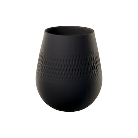 Collier Noir Carre Vas Small Svart