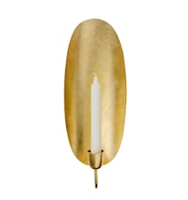 Väggljusstake Oval 37 cm Guld