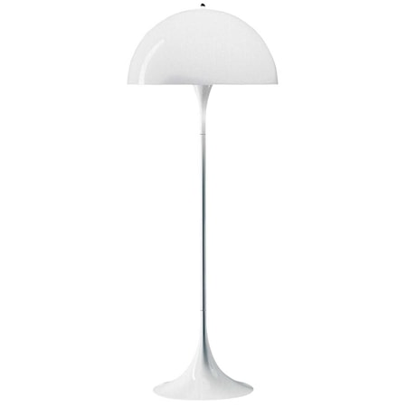 Panthella Gulvlampe Hvit Opal/Akryl