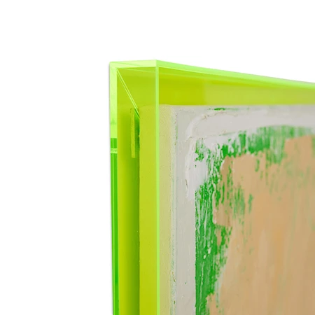 Framed artwork 'Athletic field' 107x127cm