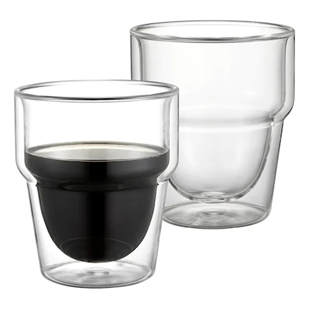 Kenya Kaffekrus 2-pak 3,2 dl Ø9 cm Glas