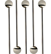 Cocktail-spoon with Straw 6 Pack 20 cm