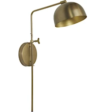 Brighton Vägglampa Mässing 63cm