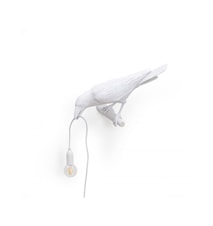 Bird Lamp Vegglampe Venstre 32,8 x 12,3 cm Harts Hvit