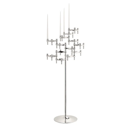 Nagel Gulvdel/Påbygningsdel for Lysestaker 70 cm Krom
