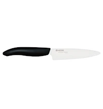 Cuchillo para verduras cerámica blanco hoja 11 cm