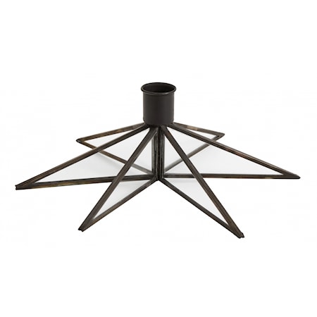 Ljusstake Star Black Large