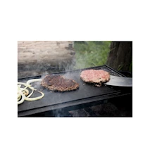 Grillplatta/stekbord + Hamburgerpress