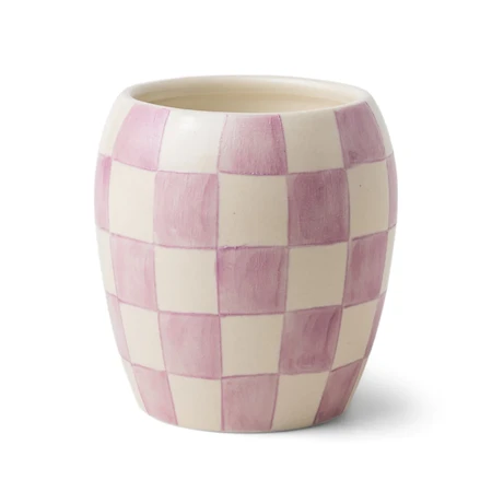 Läs mer om Checkmate Ljus 10x10 cm 32 cl Porslin Rosa