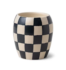 Checkmate Ljus 10x10 cm 32 cl Porslin Svart